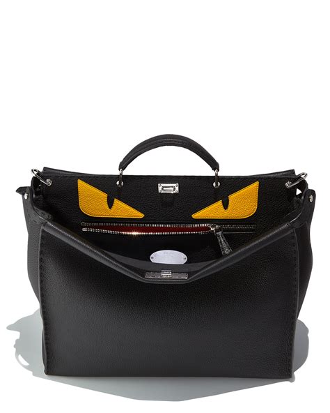 fendi monster eye ship key bag|fendi monster eyes peekaboo bag.